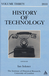Portada del llibre: History of Technology, vol 30